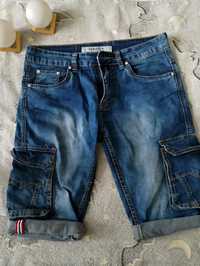 Spodenki męskie jeans