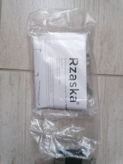 Roleta plisowana nowa 120/54 srebrzysty Mróz