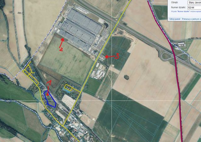 Działka- produkcyjno - inwestycyjna- Jawor - Mercedes -magazyn energii