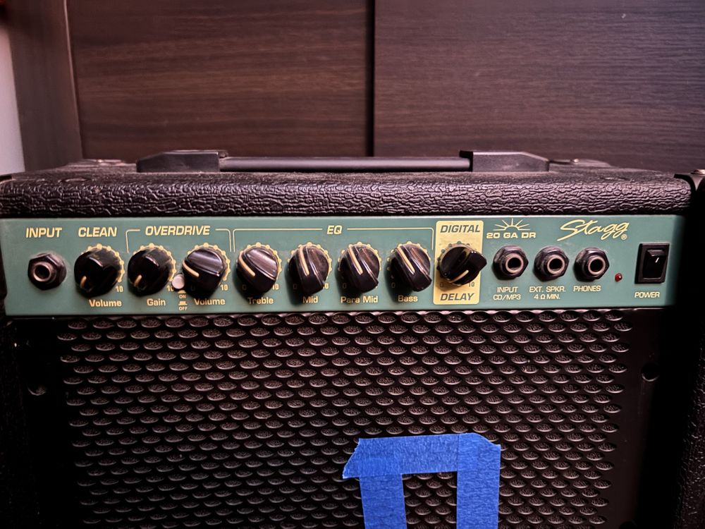 Wzmacniacz gitarowy stagg 20 GA DR