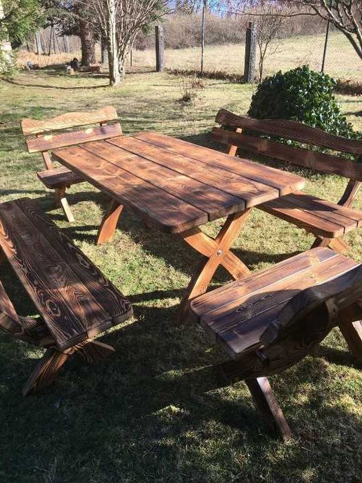 Meble ogrodowe - drewniane