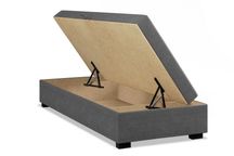 Tapczan jednoosobowy EKO łóżko hotelowe sofa kanapa pojedyncze SOLIDNE