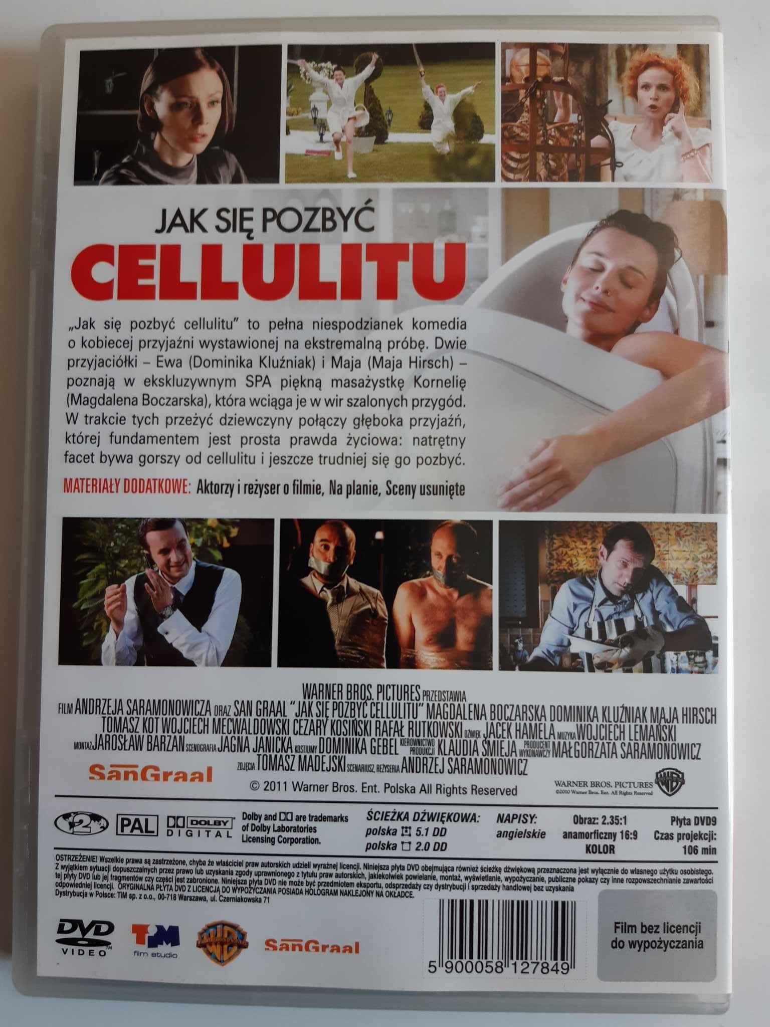 Film dvd Jak Się Pozbyć Celulitu, polska komedia,