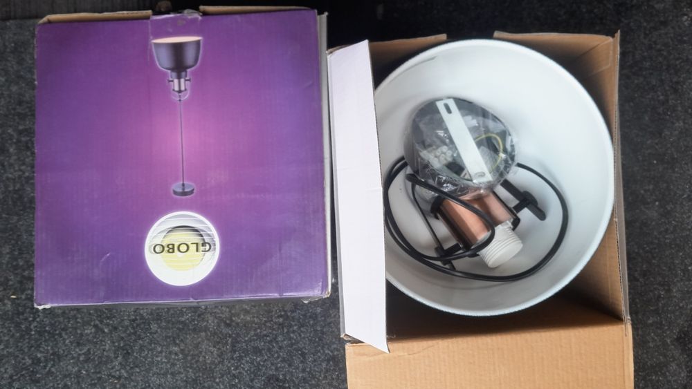 2x Globo Kutum Lampa Wisząca Miedź. Nowe 2 sztuki