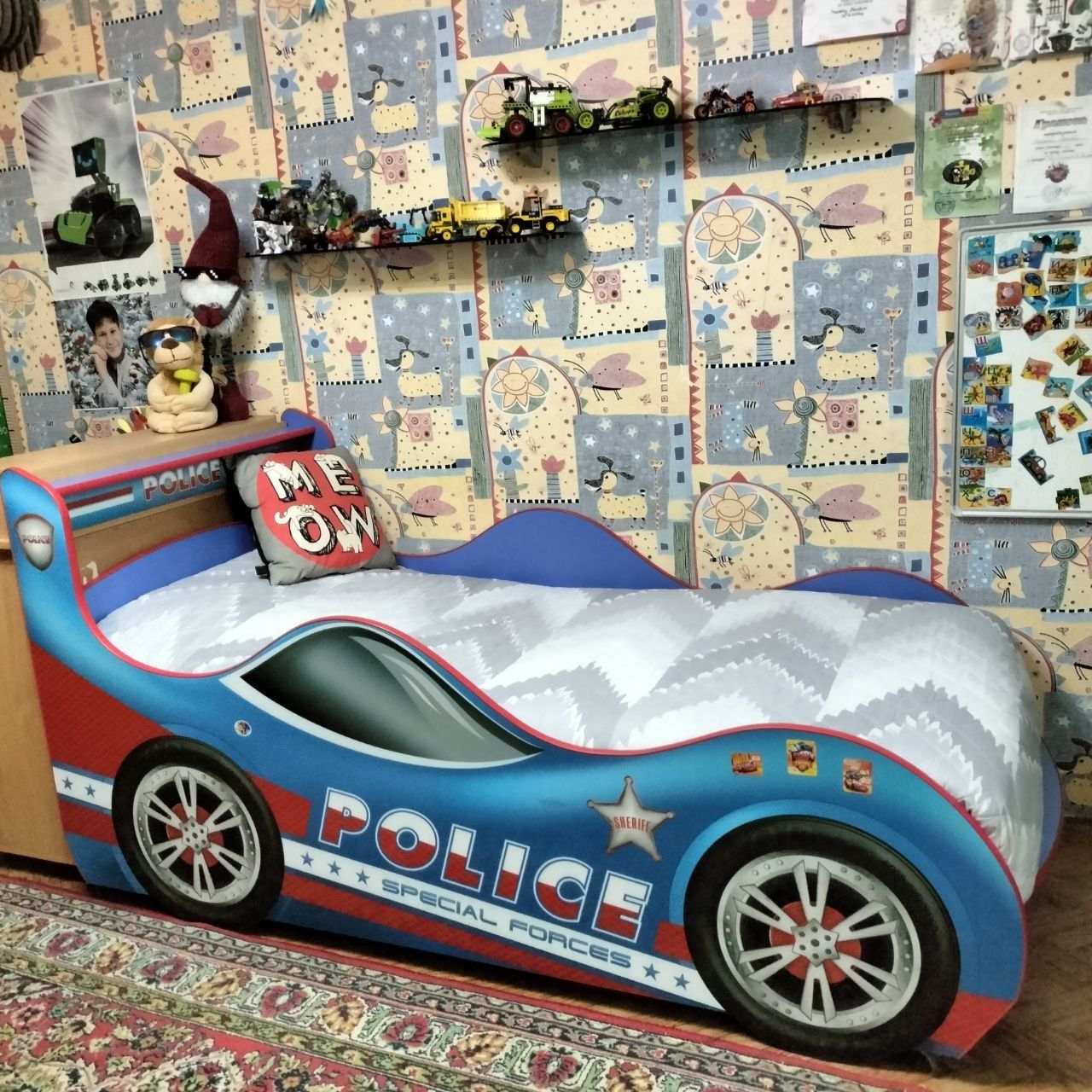 Ліжко підліткове дитяче машина