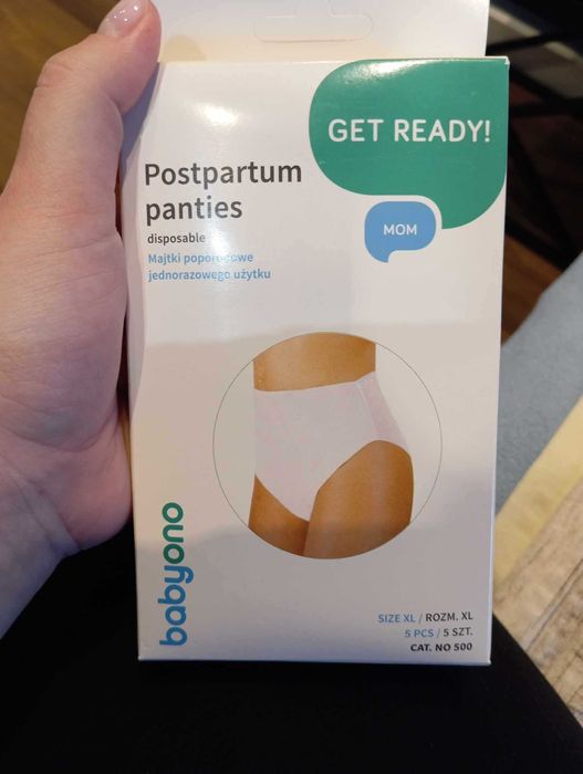 BabyOno, majtki poporodowe, jednorazowe, rozmiar XL, 5 sztuk