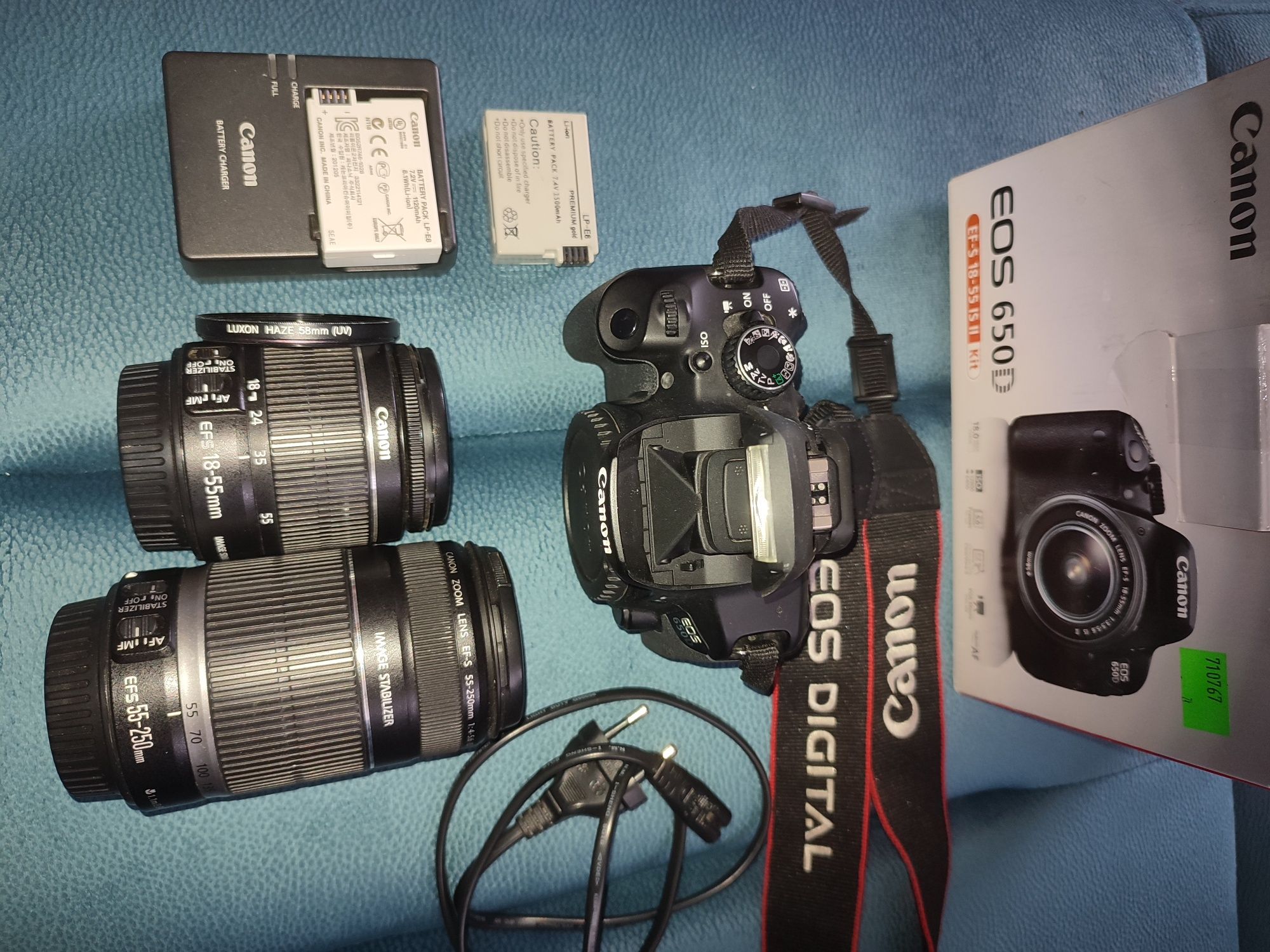 Canon Eos 650D EFS 18-55 EFS 55-250