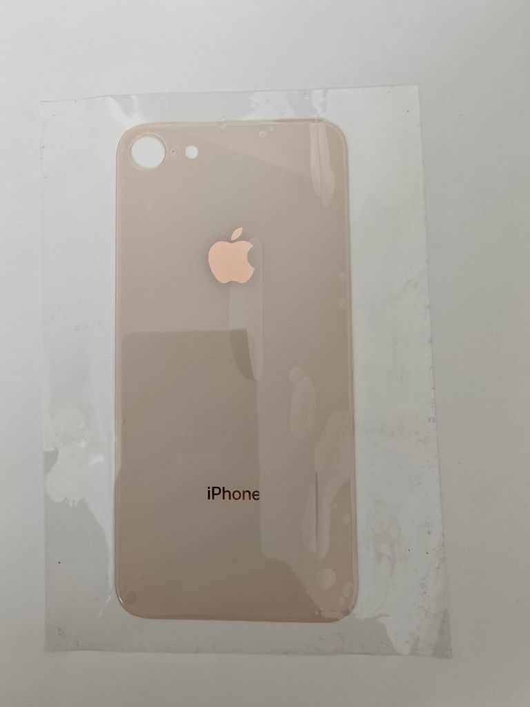 Szkło tylne do iphone 8, różowe złote