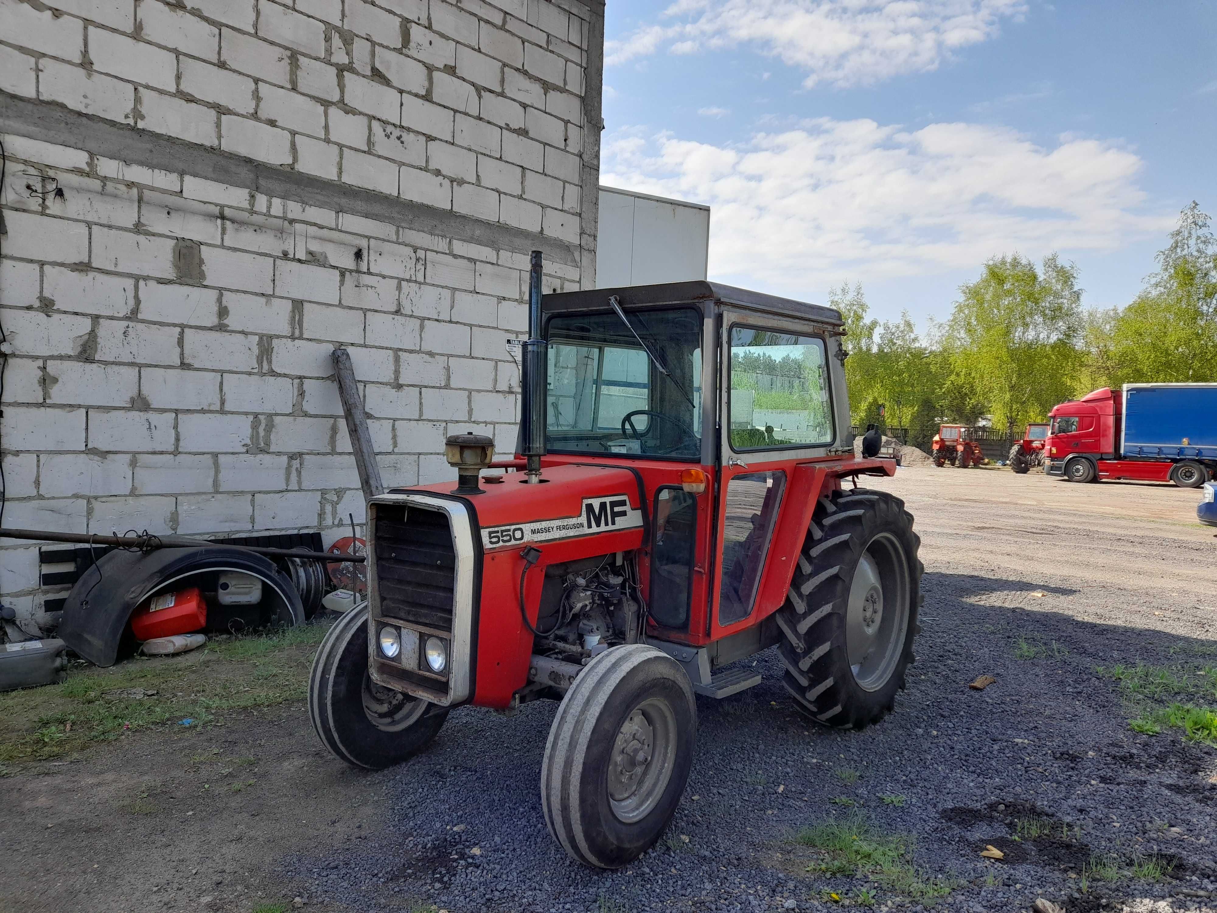 massey ferguson 550 ,255 wspomaganie
