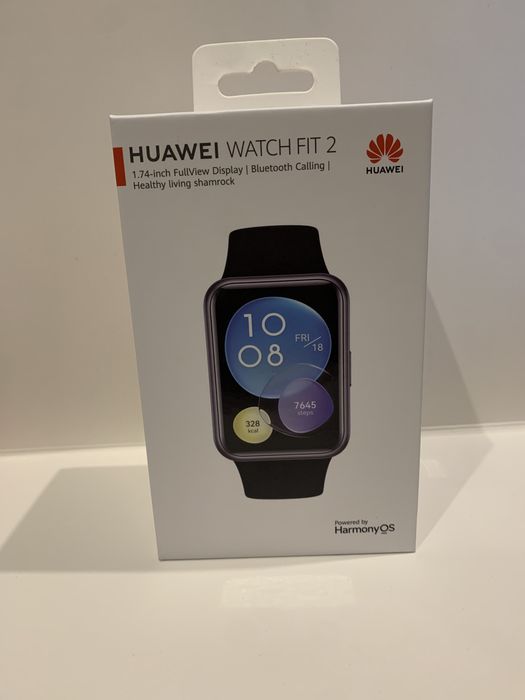 Smartwatch zegarek huawei watch fit 2 czarny
