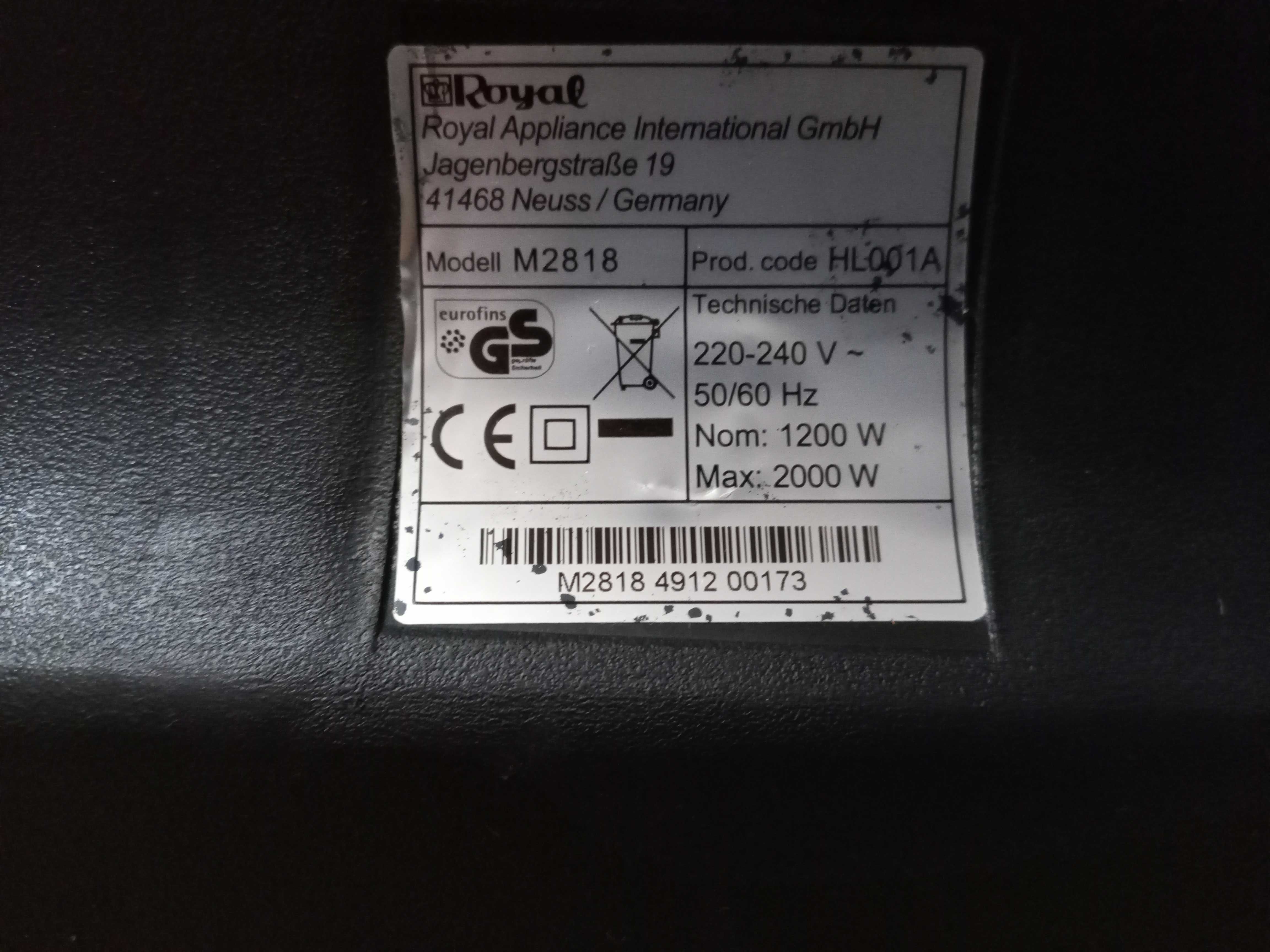 Odkurzacz dirt devil cyklonowy 2000W
