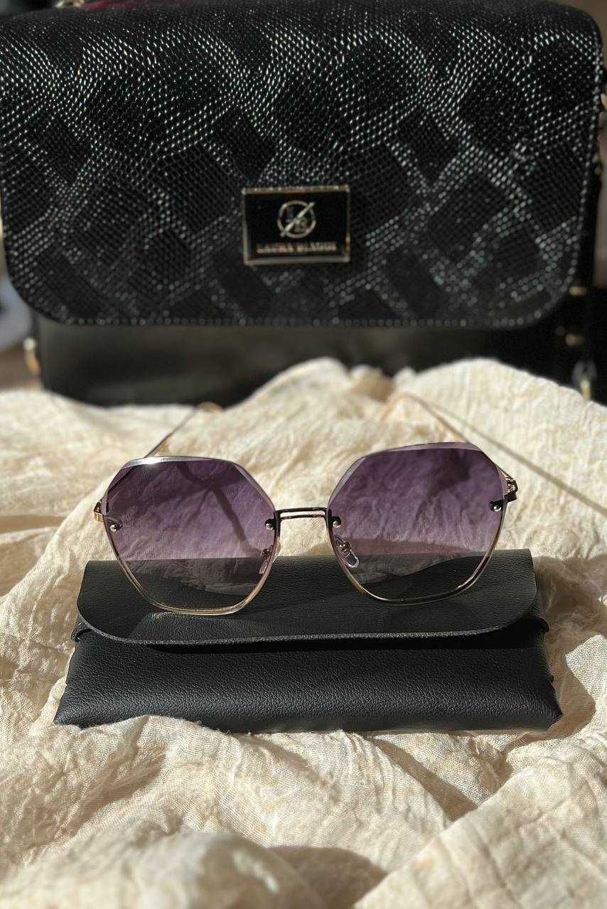 Okulary przeciwsłoneczne Florida Sun GRADIENT FIOLETOWY 2023 + Etui