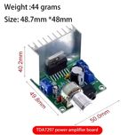 TDA7297 стерео усилитель мощности звука 2*15W. AC/DC 9-15B. AUX вхід