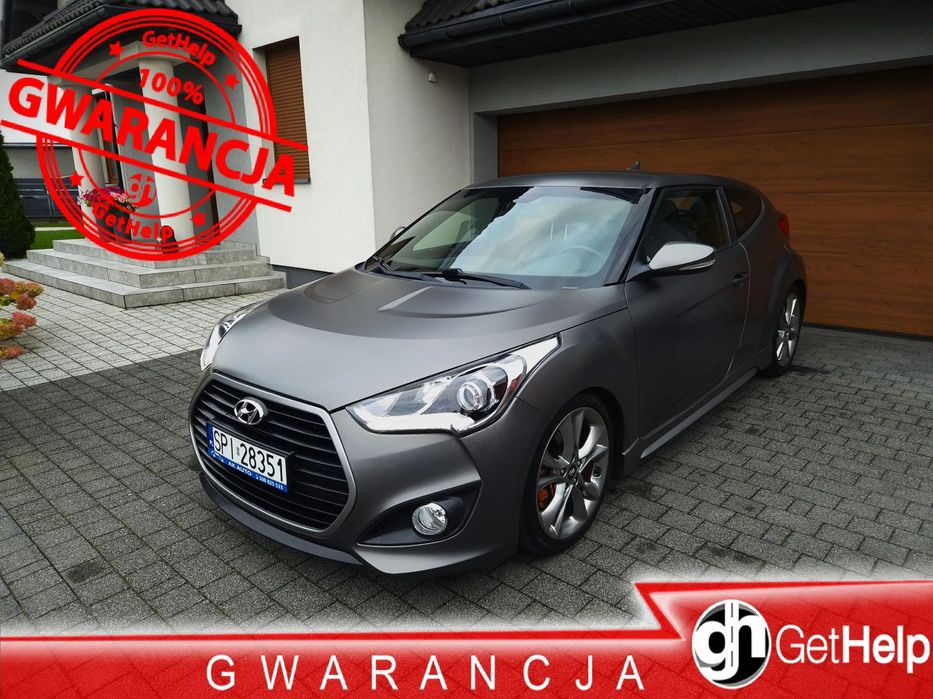 Hyundai Veloster Super Stan Szary Matt Serwis Nawigacja Kamera Skóra LED GWARANCJA