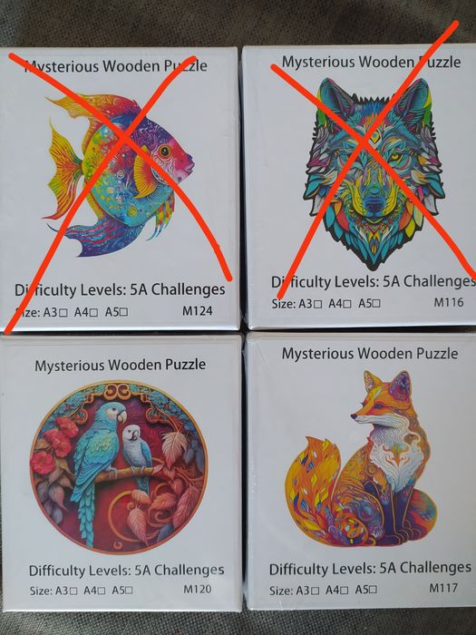 drewniane puzzle dla dorosłych