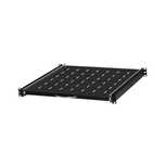 Półka wysuwana 19'', 1U 450mm, , mocowanie 4xRACK, czarna | Z Defektem