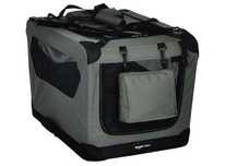 Miękki składany transporter dla zwierząt - 66 cm, szary Amazon nowy