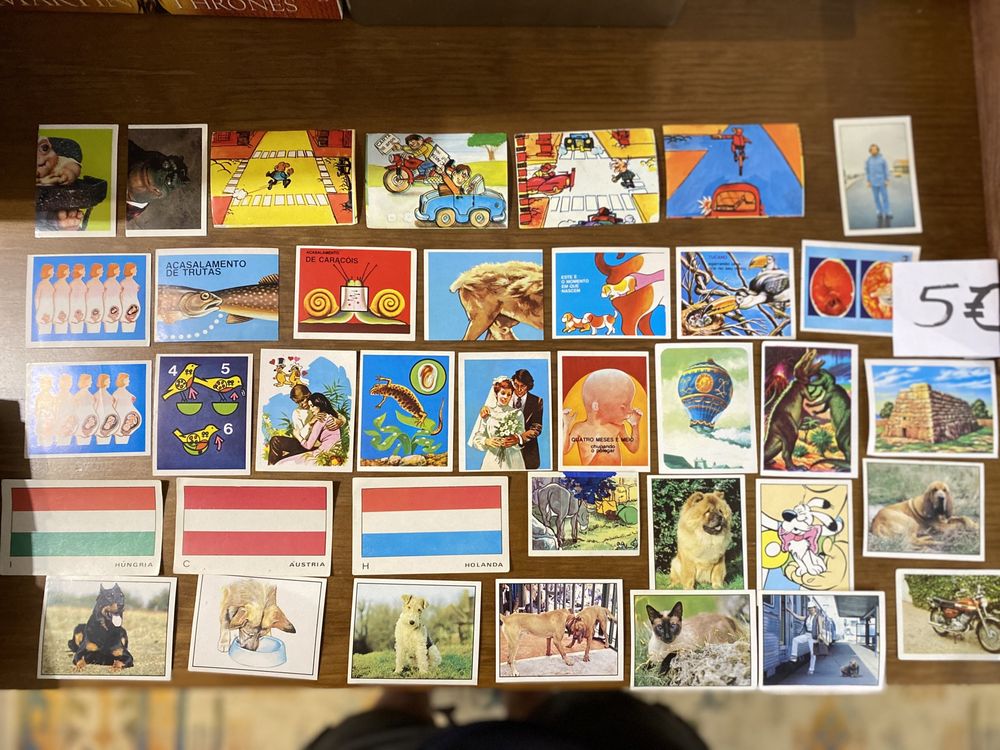 Cromos diversos - em lotes individuais