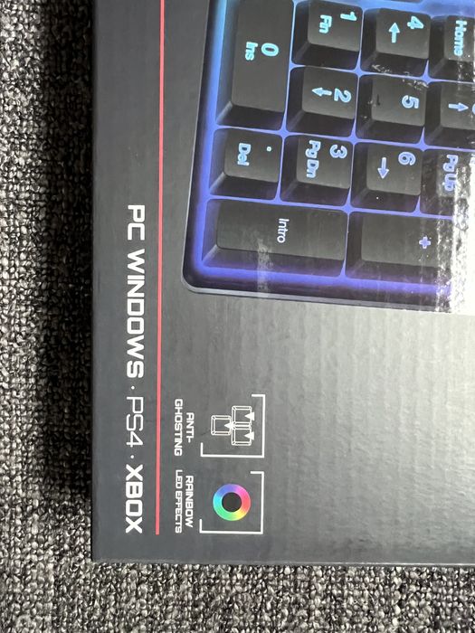 Teclado gaming EVS retroiluminado