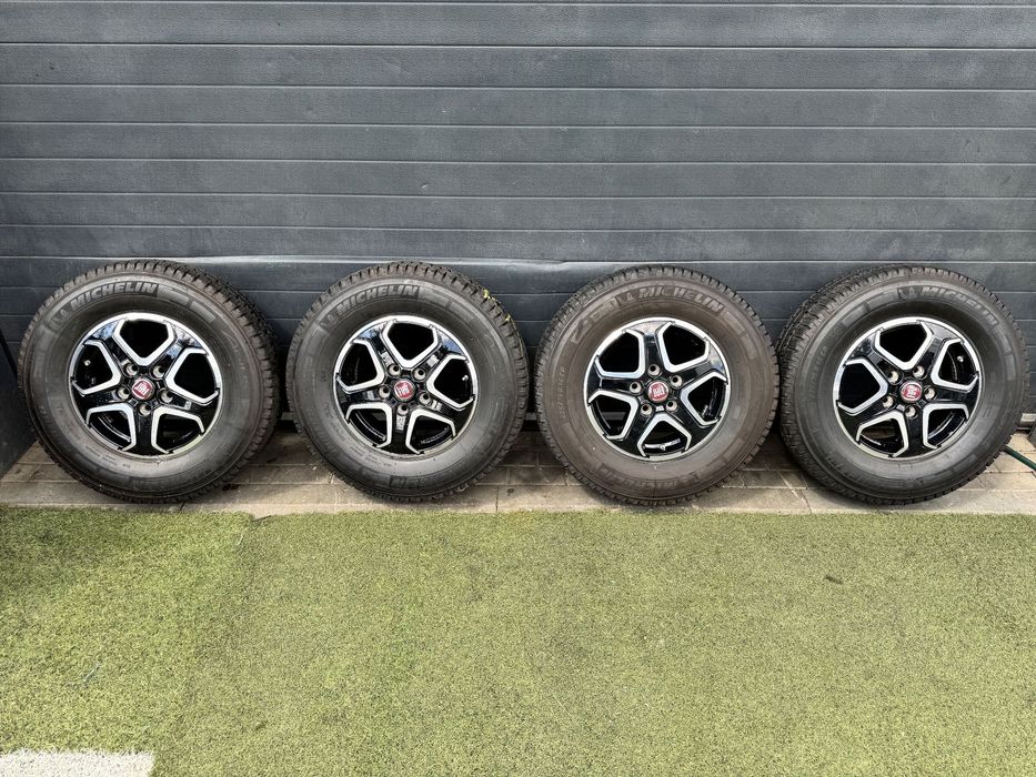 Koła  Felgi aluminiowe Fiat Ducato BOXER 16&quot; 5x130 ET68 Camper Max opony Michelin Agilis CP wzmocnione