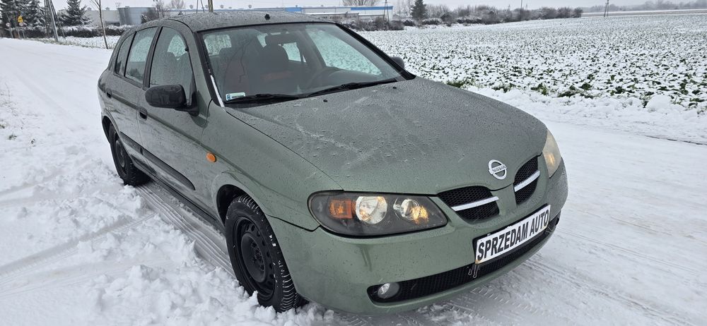 Nissan Almera 1.5 benzyna 2003r, 5 drzwi klima LIFT