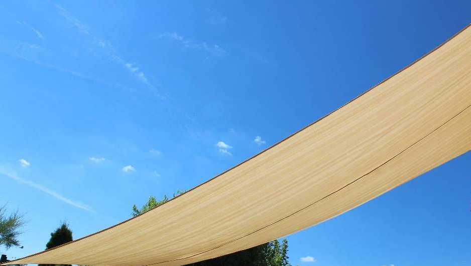 AXT Shade żagiel wodoodporny przeciwsłoneczny 5x6m kremowy markiza