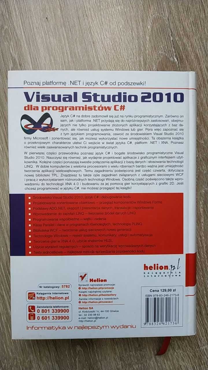 "Visual Studio 2010 dla programistów C#" praca zbiorowa