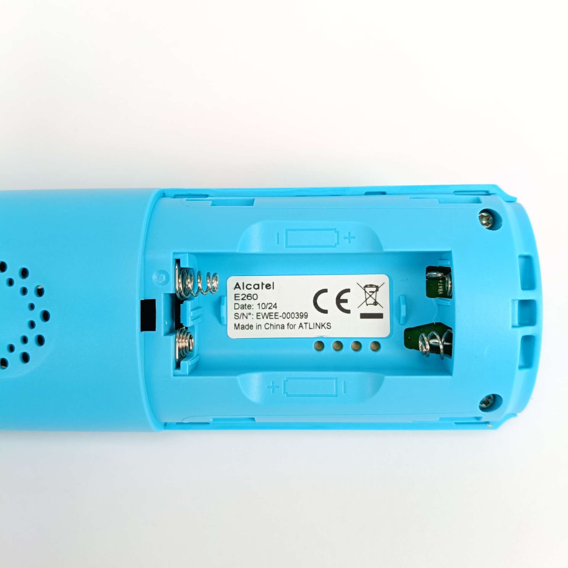 Telefon bezprzewodowy Alcatel E260 Niebieski