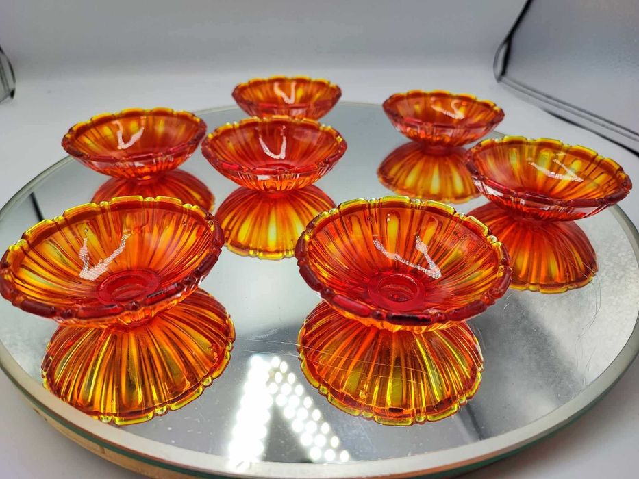 Stara szklana miseczka,miseczki,Bohemia,lata 60-70,cena za 1 sztukę