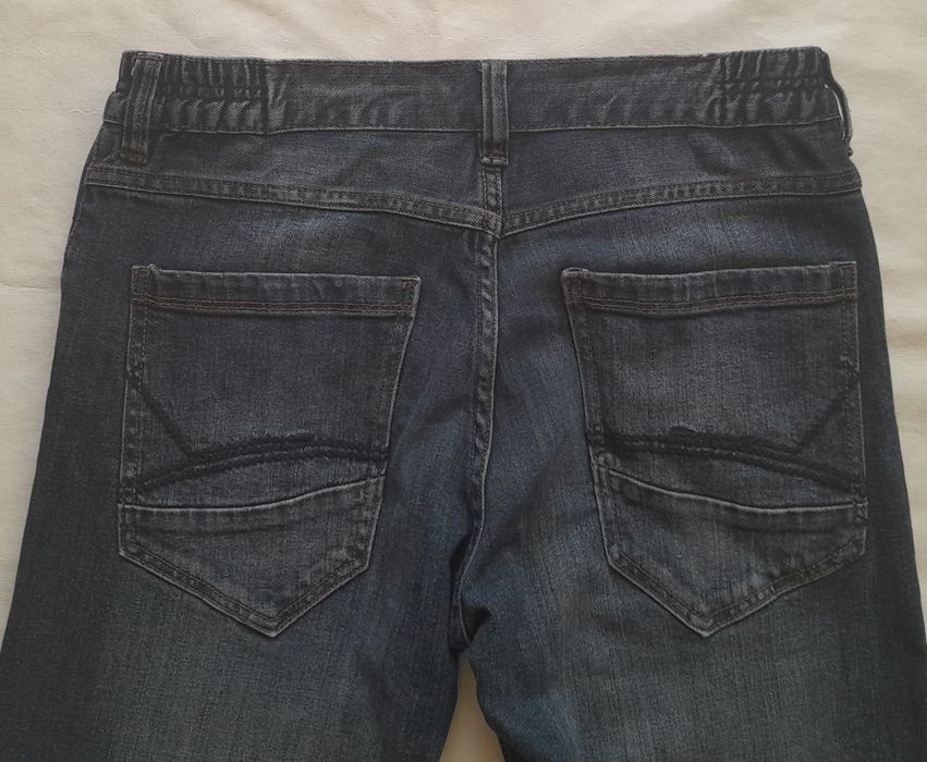 C&A Фирменные джинсы на мальчика Синие с потертостями