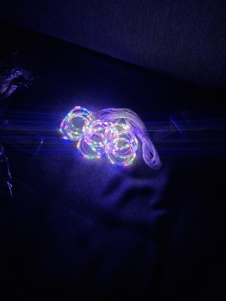 Kurtyna LED 3 x 3 metry USB efekty RGB