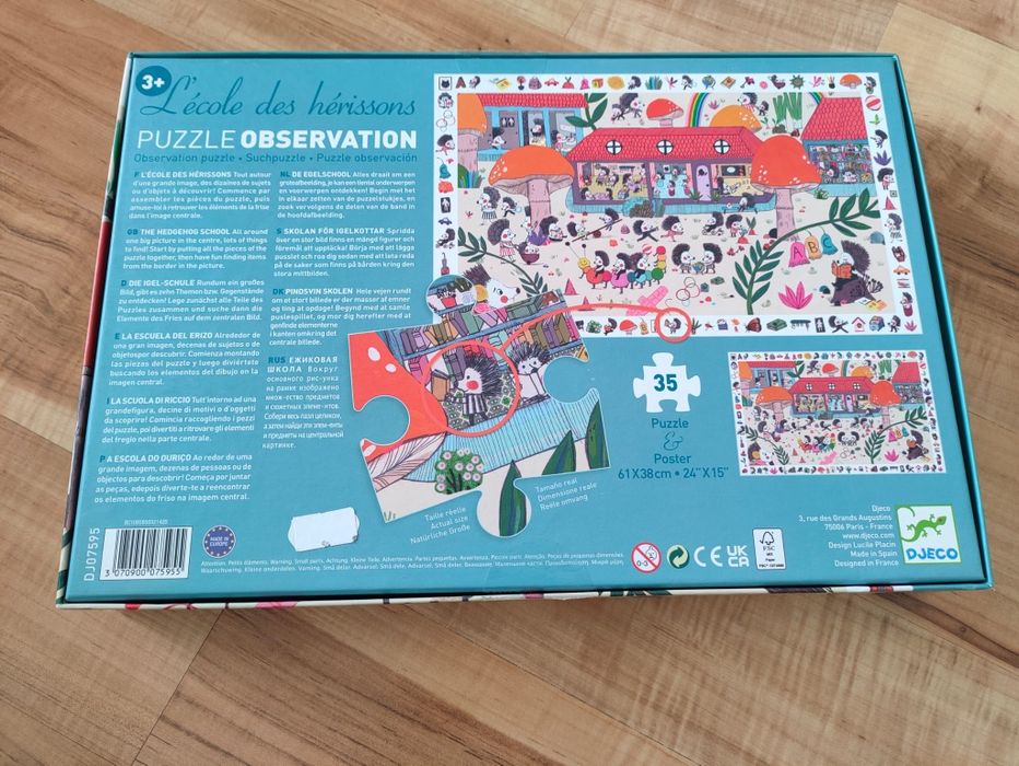 Puzzle obserwacyjne Djeco