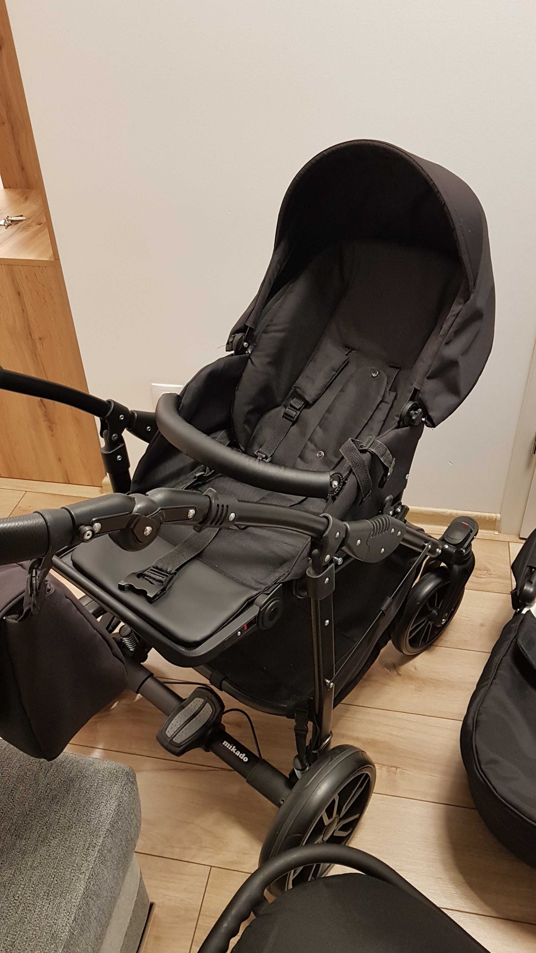 Wózek dziecięcy, 3 in 1, nosidełko, gondola i spacerówka