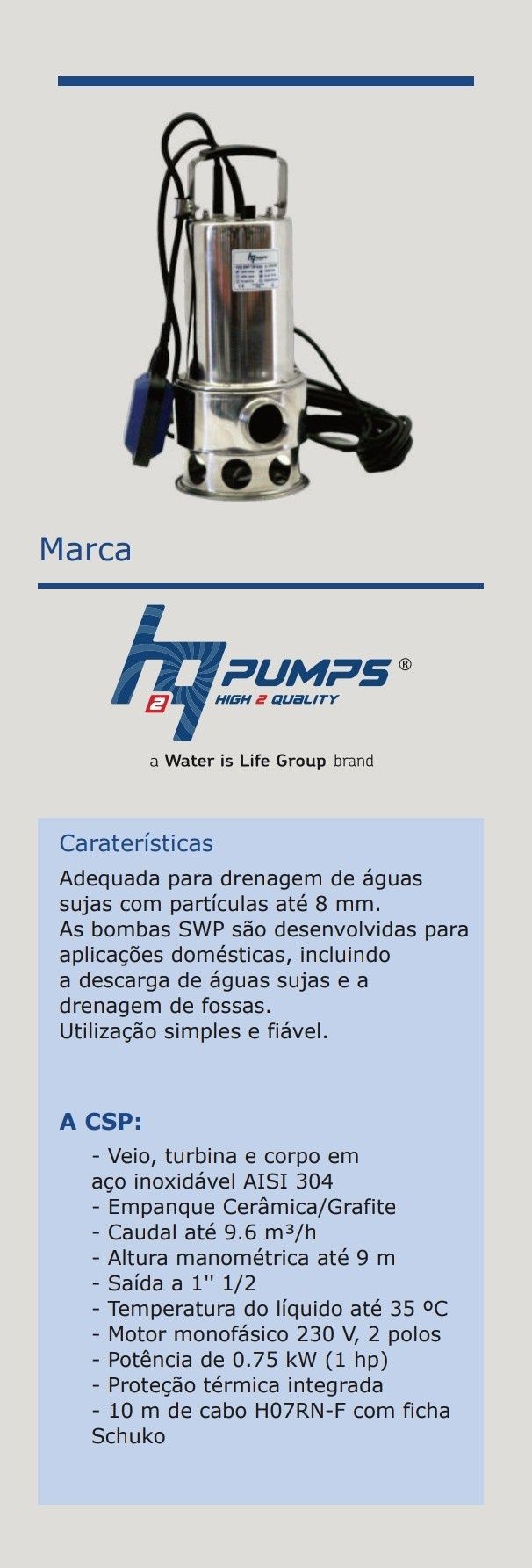 ElectroBomba submersível