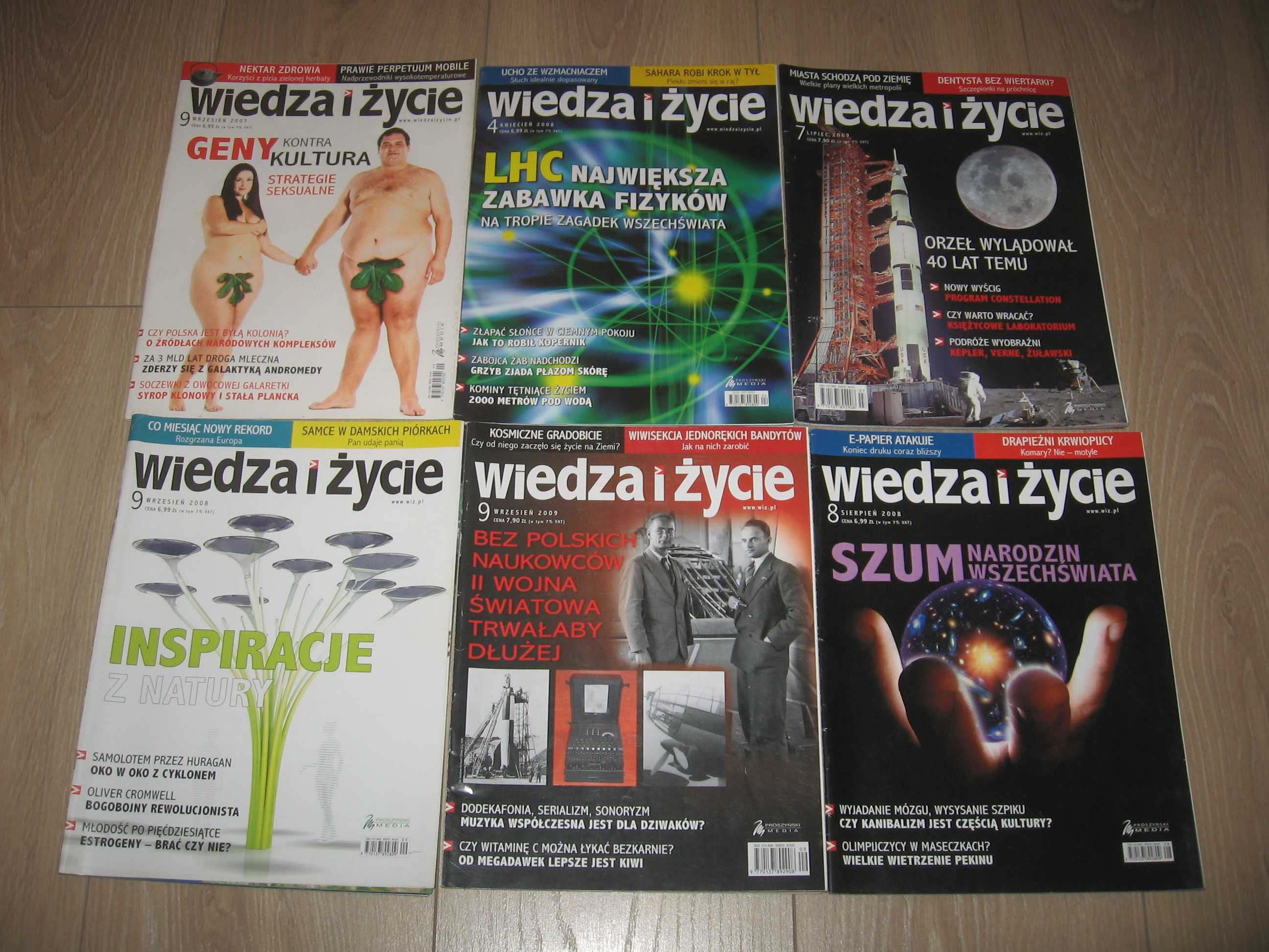 Czasopisma Wiedza i Życie - 12 numerów - polecam!