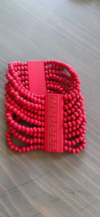 Bransoletka vintage drewno