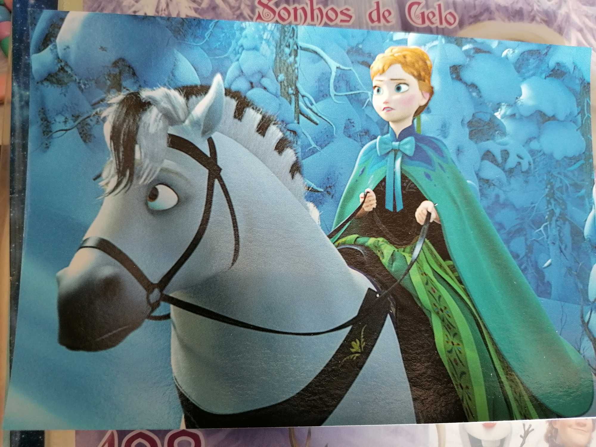 Cromos Frozen e o Reino do gelo