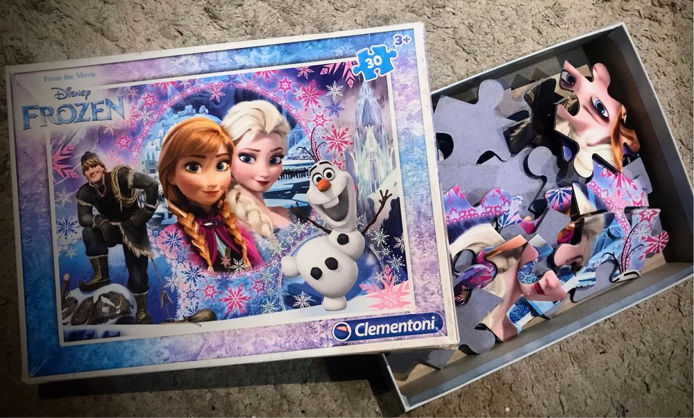 puzzle FROZEN puzle KRAINA LODU dla 3+ 3-latka 30 elementów