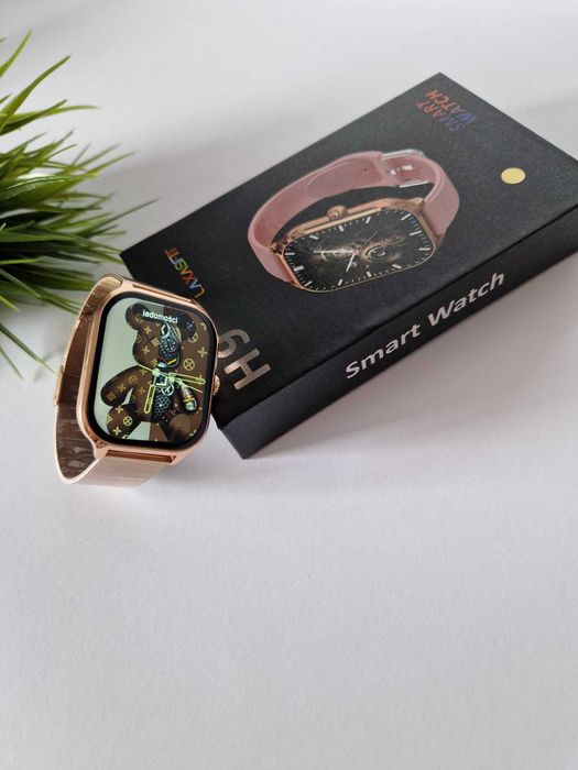 Złoty smartwatch H9 Nowy