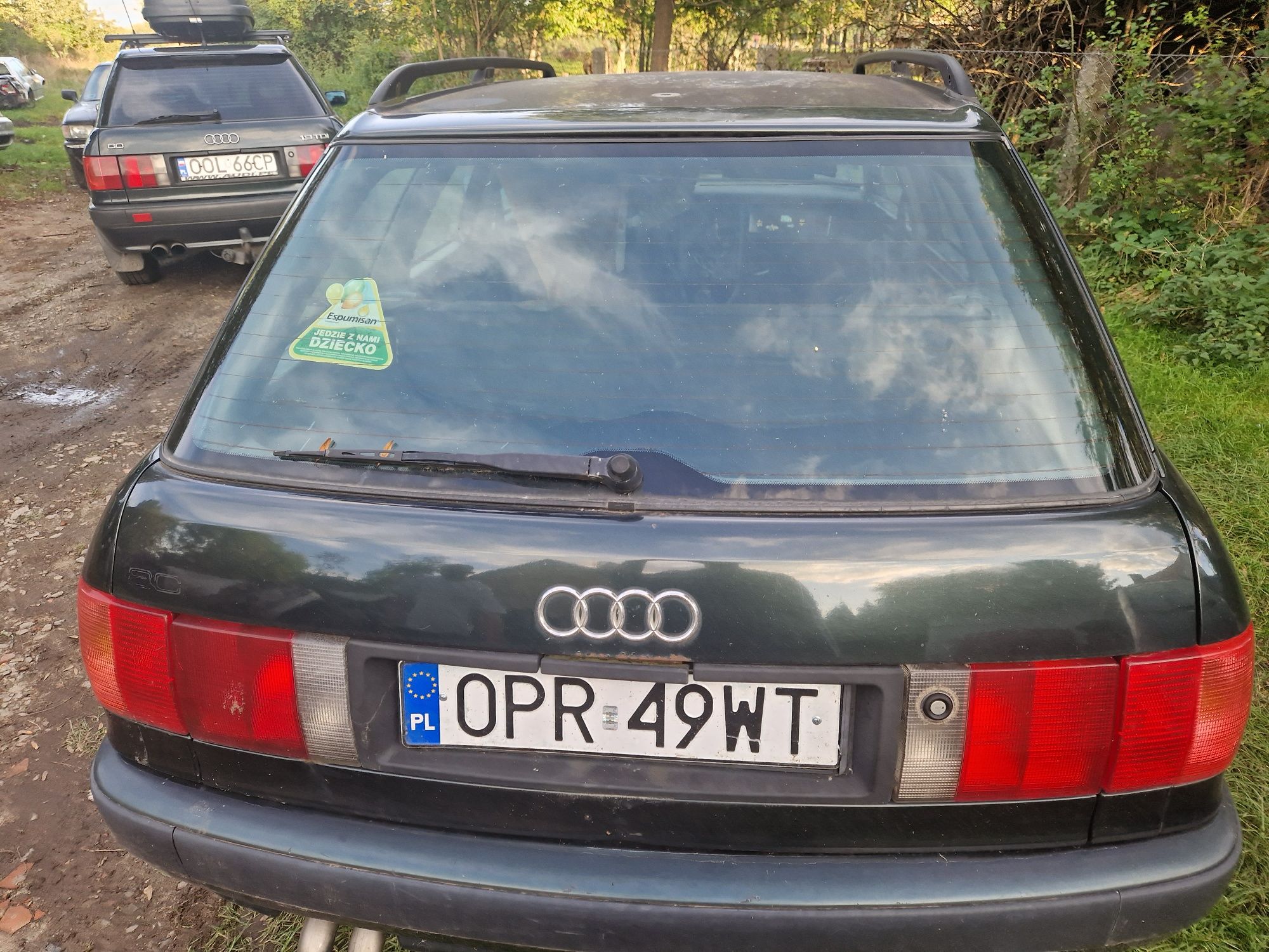 Audi 80 b4 kombi avant ly6p klapa tył kompletna