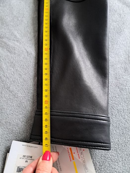 CALVIN KLEIN NOWA skórzana kurtka z metką