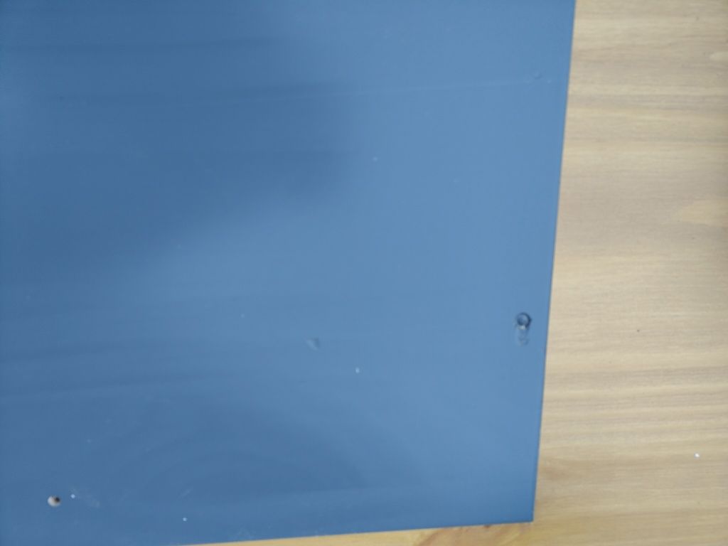 Biurko Hill, szare, 150x50x74 cm, lite drewno sosnowe