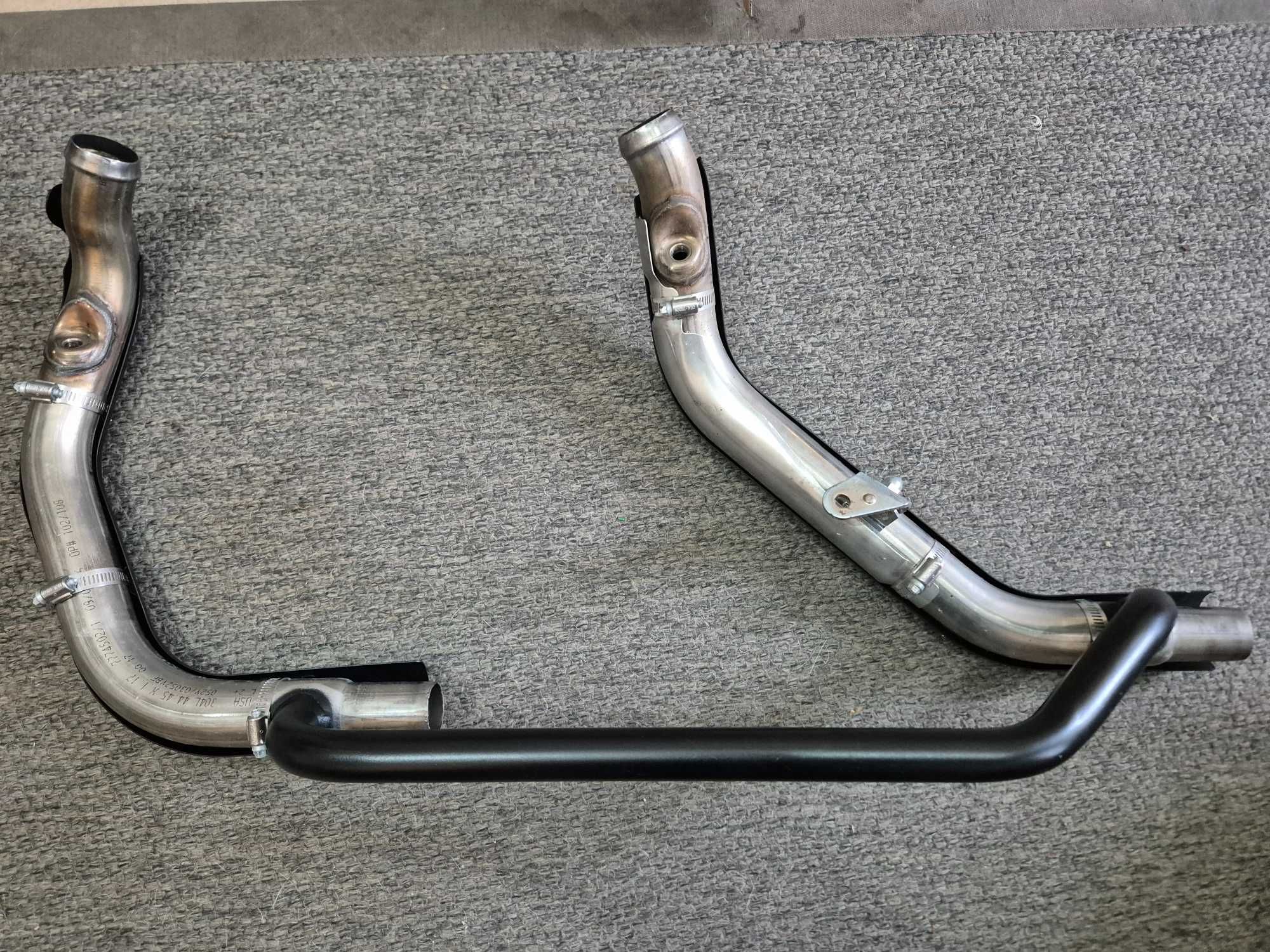 Sistema de escape 883 Harley Davidson preto 1200 Sportster ponteiras