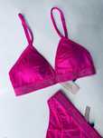 Рожевий купальник Victorias Secret Женский раздельный купальник