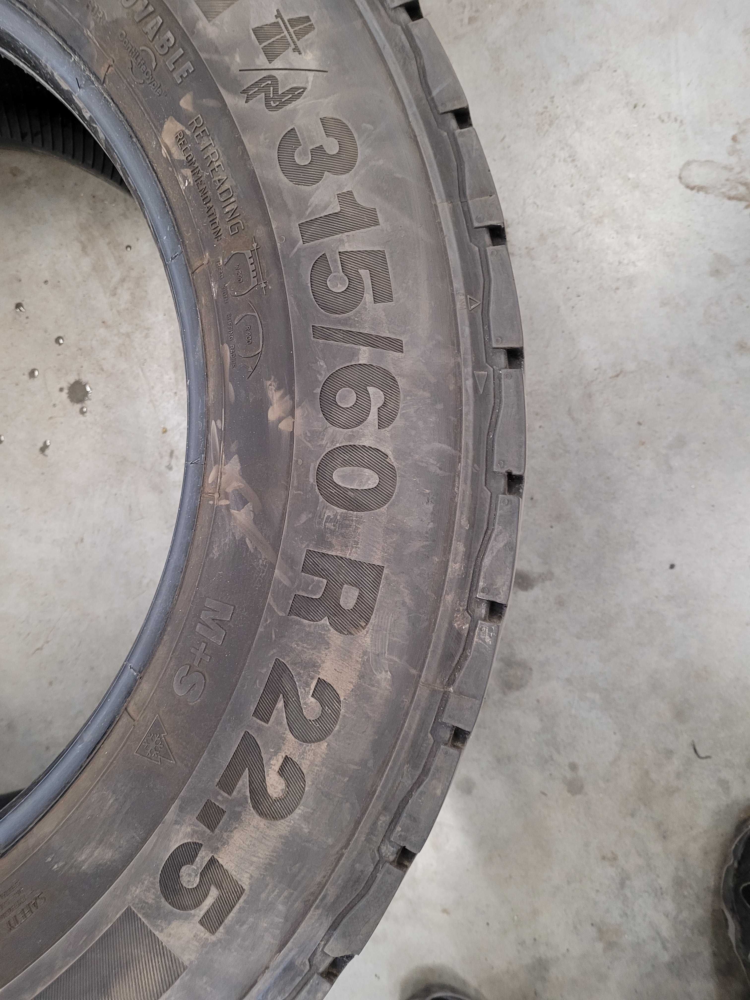 Opona Continental 315/60 R 22,5 Ciężarowe