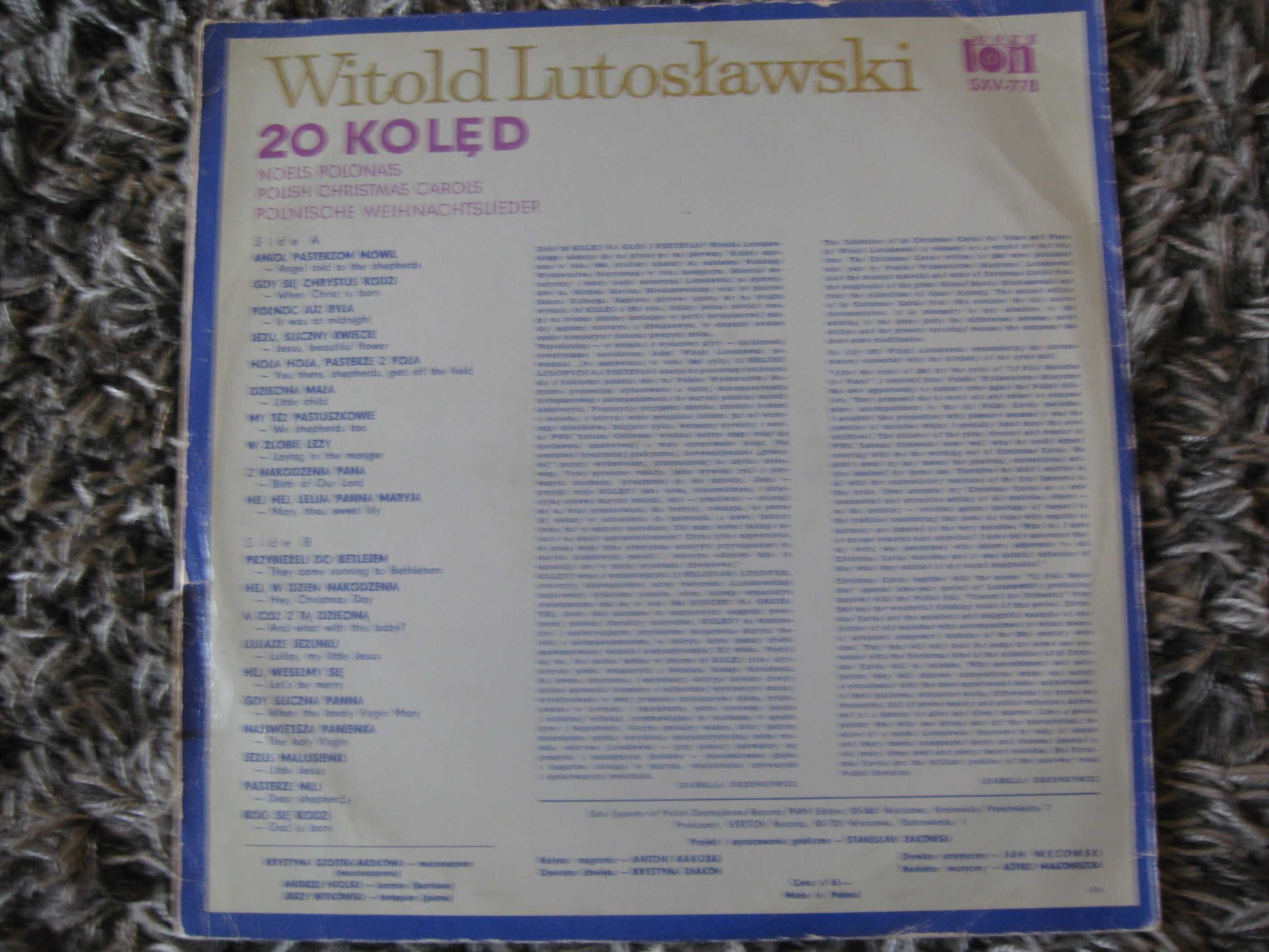 Witold Lutosławski - "20 kolęd"