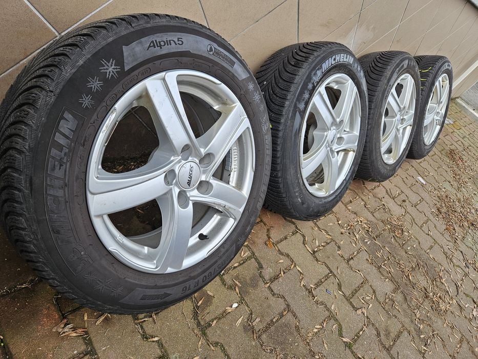 Felgi Koła 16" Audi A4 A6 Skoda Seat 5x112 ET38+205.60.16 Michelin