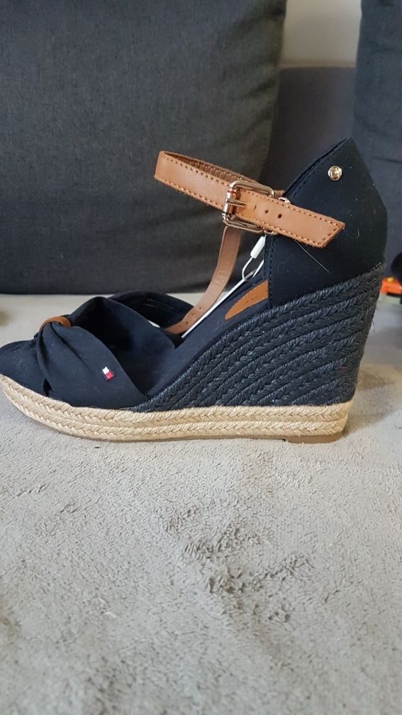 Espadryle koturny Tommy Hilfiger rozm. 39