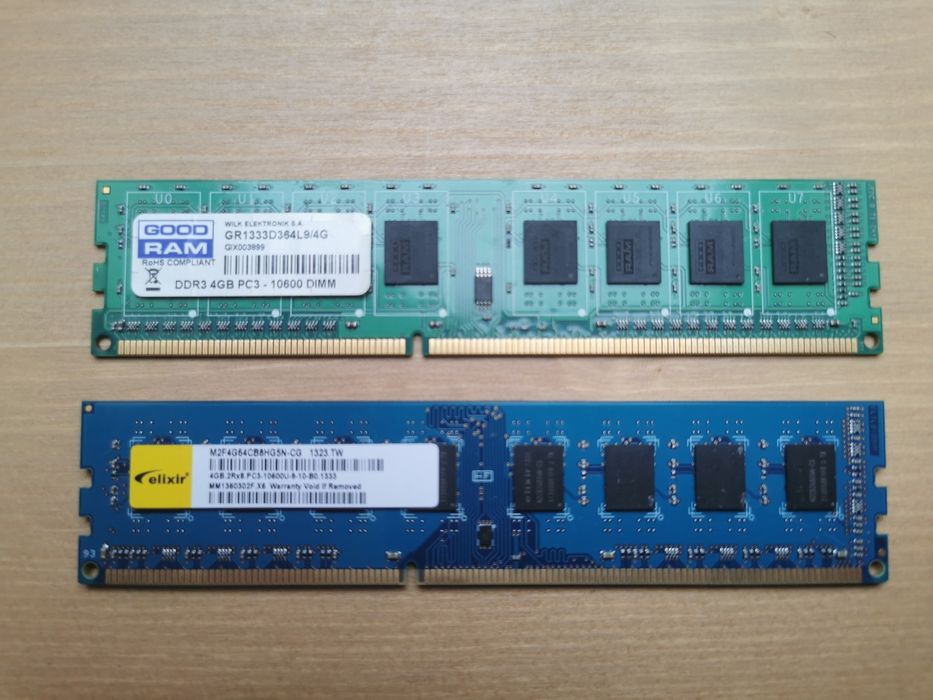 Pamięć RAM 8gb (2x4) DDR3