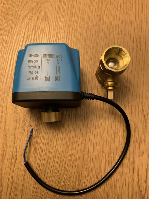 Elektrozawór kulowy 3/4 cala